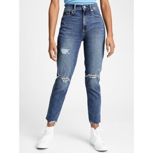 GAP Džíny high rise destructed cigarette jeans with Washwell