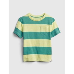 GAP Dětské tričko 100% organic cotton mix and match stripe t-shirt