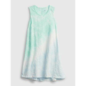 GAP Dětské šaty tie-dye trapeze dress