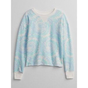 GAP Dětská mikina print pullover sweatshirt