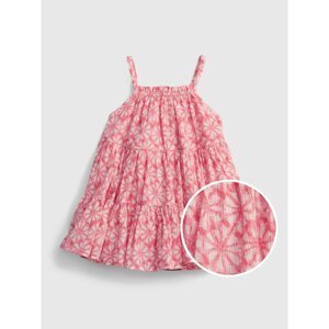 GAP Baby šaty gauze tiered floral dress