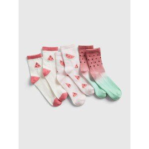 GAP Kids Socks Melons Crew Socks, 3 Pairs