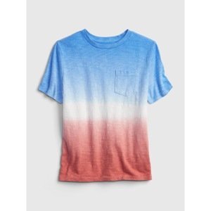 GAP Dětské tričko pocket wash effect t-shirt