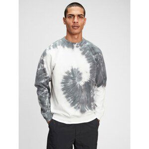 GAP Mikina french terry tie-dye crewneck sweatshirt