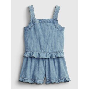 GAP Children's Dress Denim Ruffle Romper