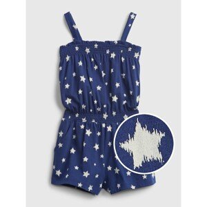 GAP Dětský overal smocked graphic romper