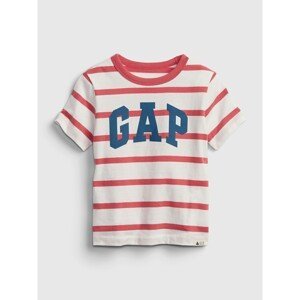 GAP Dětské tričko Logo stripe t-shirt