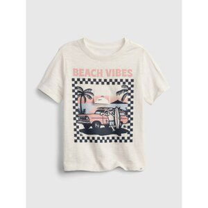 GAP Dětská tričko beach vibes graphic t-shirt