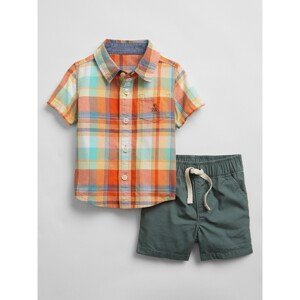 GAP Baby set plaid shirts two-piece