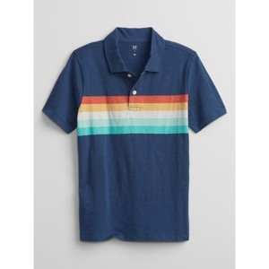 GAP Dětské polo tričko stripe polo shirt