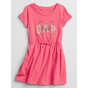 GAP Dětské šaty Logo cat knit dress