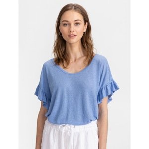 GAP Tričko short sleeve linen t-shirt