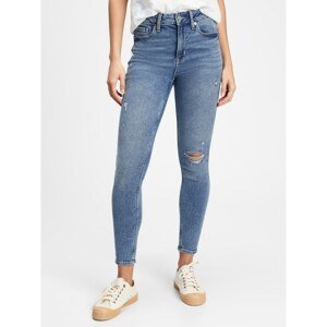 GAP Džíny high rise distressed legging jeans with Washwell