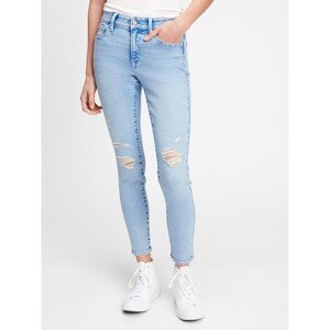 GAP Džíny mid rise distressed universal legging jeans with Washwell