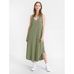 GAP Šaty scoopneck sleeveless midi dress