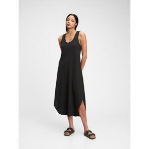 GAP Šaty scoopneck sleeveless midi dress