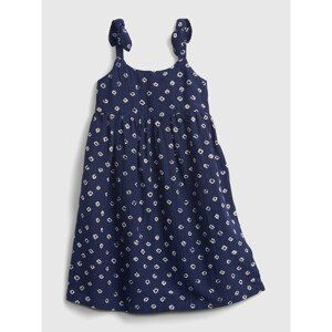 GAP Dětské šaty sleevless knot strap dress