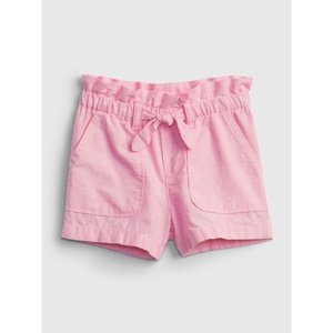 GAP Dětské kraťasy ruffle bow pull-on shorts