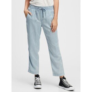 GAP Kalhoty easy straight pull-on pants