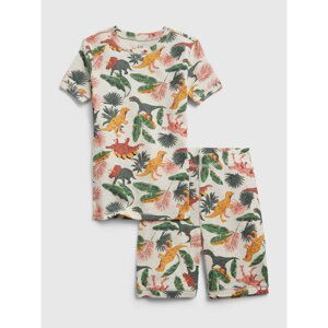 GAP Dětské pyžamo dinosourus print organic cotton pj set