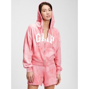 GAP Mikina Logo abbreviated hoodie