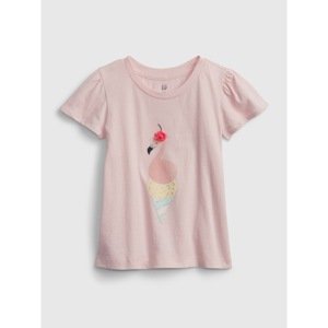 GAP Children's T-shirt ruffle graphic tank