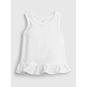 GAP Dětský top split ruffle tank