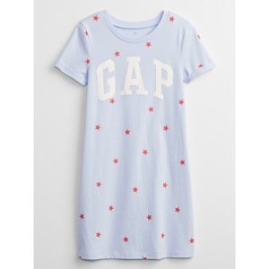 GAP Dětské šaty Logo t-shirt dress