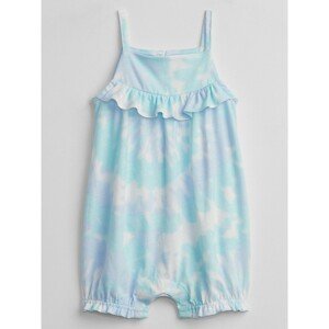 GAP Baby overal ruffle tie-dye shorty one-piece
