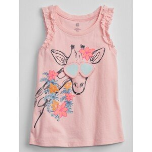 GAP Dětské tílko ruffle graphic tank