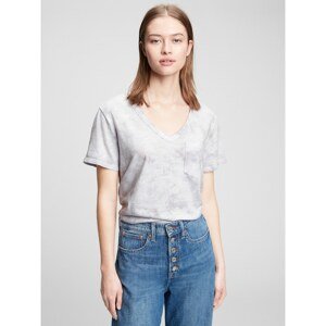 GAP Tričko foreversoft v-neck t-shirt