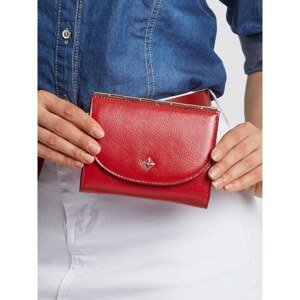 Red elegant wallet for a woman