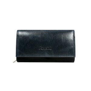 Ladies´ navy blue classic leather wallet