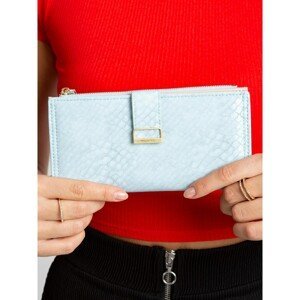 Light blue eco leather wallet