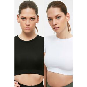 Trendyol 2 Pack Black-White Sports Blouse