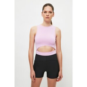Trendyol Lilac Cut Out Detailed Sports Bra