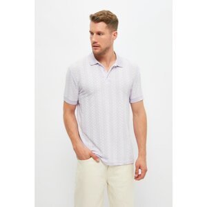 Trendyol Lilac Men Regular Fit Polo Neck T-shirt