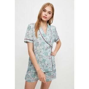 Trendyol Multicolor Collar Detailed Pajamas Set