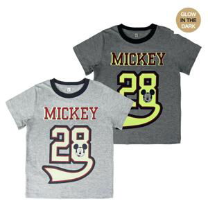 SHORT SLEEVE T-SHIRT PREMIUM GLOW IN THE DARK SINGLE JERSEY MICKEY