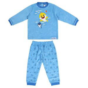 LONG PAJAMAS VELOUR COTTON BABY SHARK