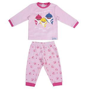 LONG PAJAMAS VELOUR COTTON BABY SHARK