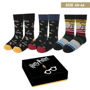 SOCKS PACK 3 PIECES HARRY POTTER