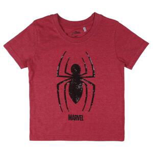 SHORT SLEEVE T-SHIRT PREMIUM SEQUINS SINGLE JERSEY SPIDERMAN