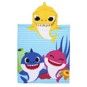 PONCHO POLYESTER APPLICATIONS BABY SHARK