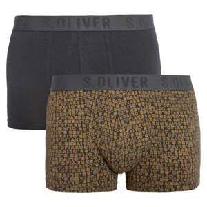 2PACK men&#39;s boxers S.Oliver dark gray (26.899.97.4510.17G3)