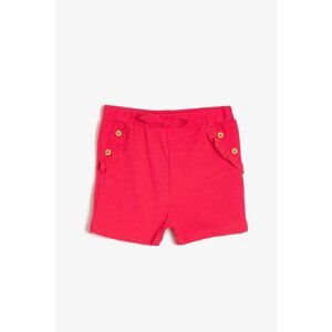 Koton Coral Baby Girl Shorts & Bermuda