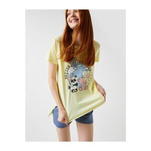 Koton Printed T-Shirt Cotton