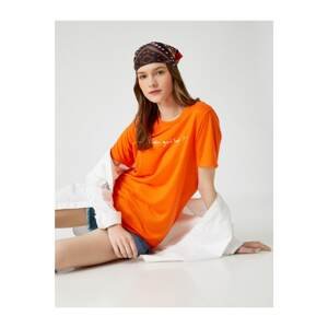 Koton T-Shirt - Orange - Slim fit
