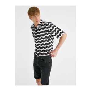 Koton Short Sleeve Shirt Patterned