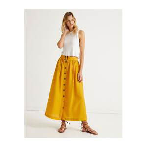 Koton Women's Yellow Skirt